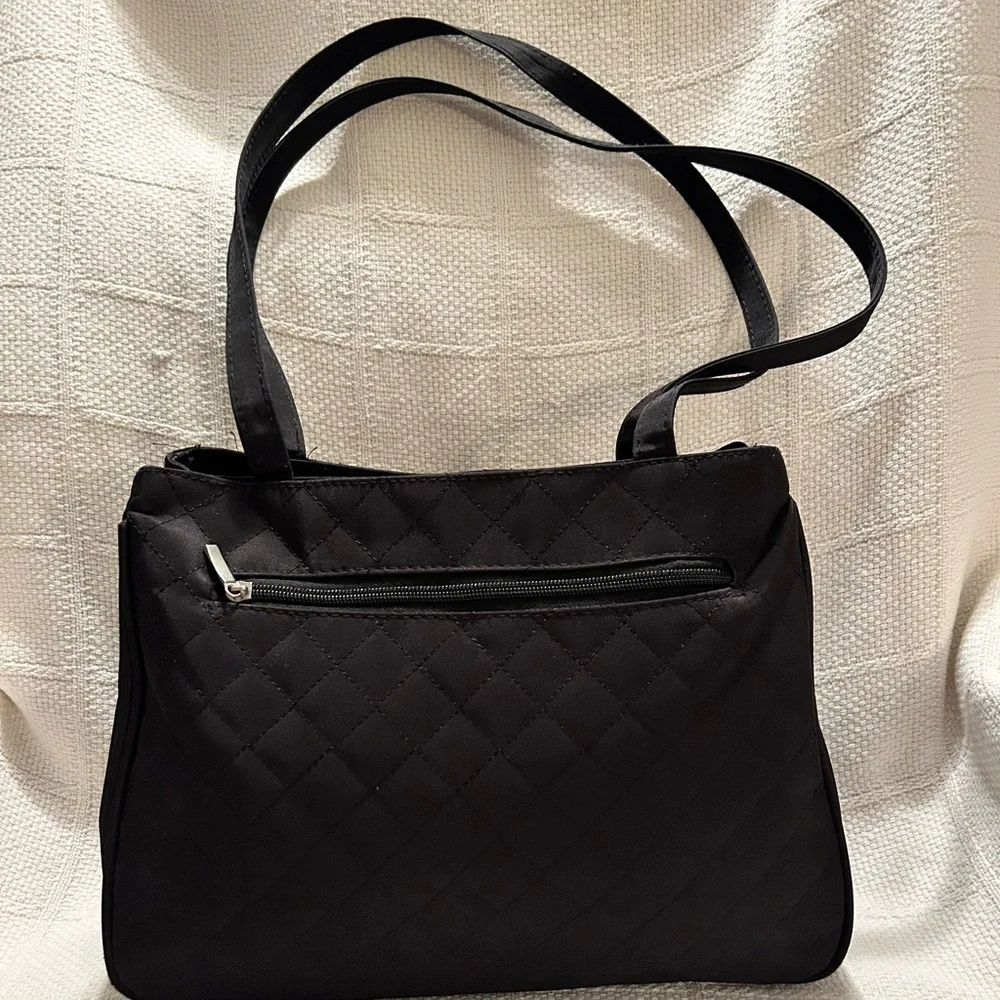 Black Quilted Shoulder Bag